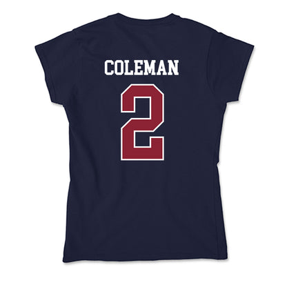 SCSU - NCAA Women's Soccer : Victoria Coleman - Soft Style Women’s T-Shirt-1