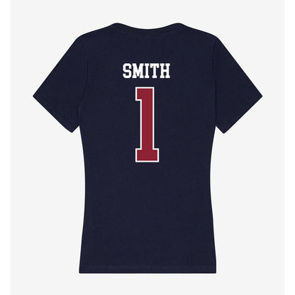 SCSU - NCAA Women's Soccer : Alexa Smith - Women's V-Neck T-Shirt-1