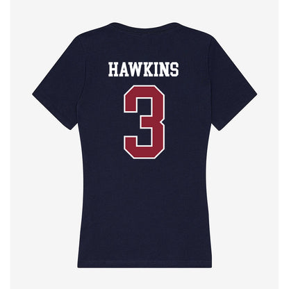 SCSU - NCAA Women's Volleyball : Amani Hawkins - Women's V-Neck T-Shirt-1