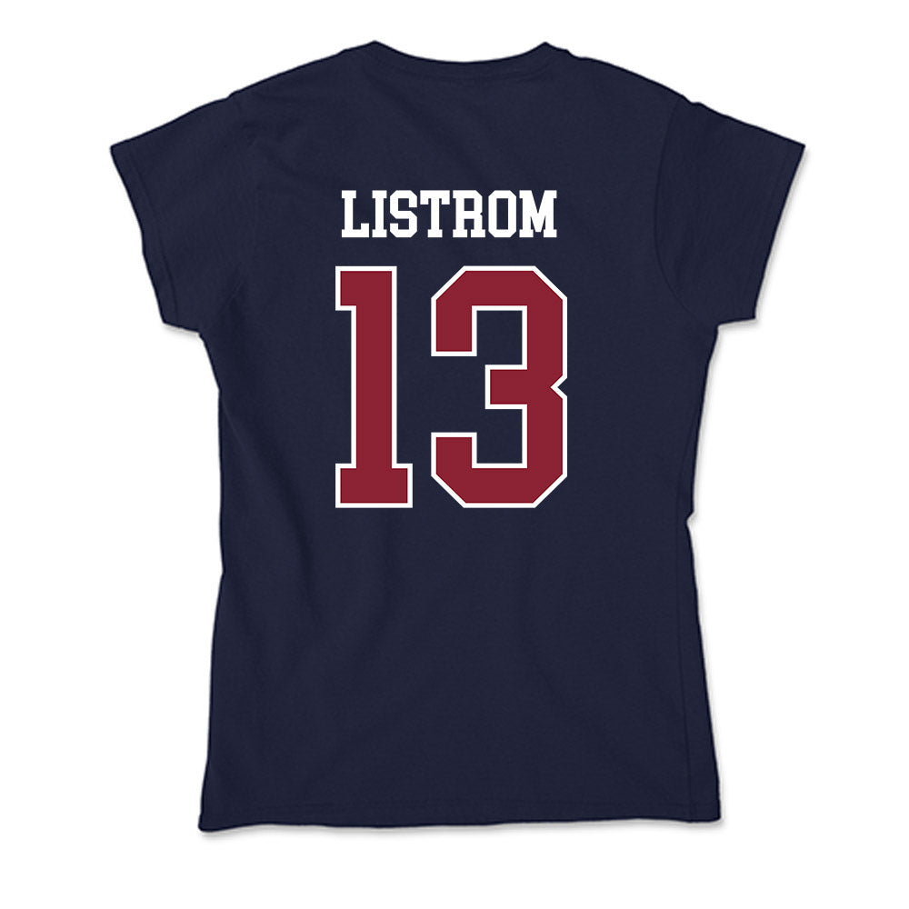 SCSU - NCAA Women's Soccer : Sarah Listrom - Soft Style Women’s T-Shirt-1