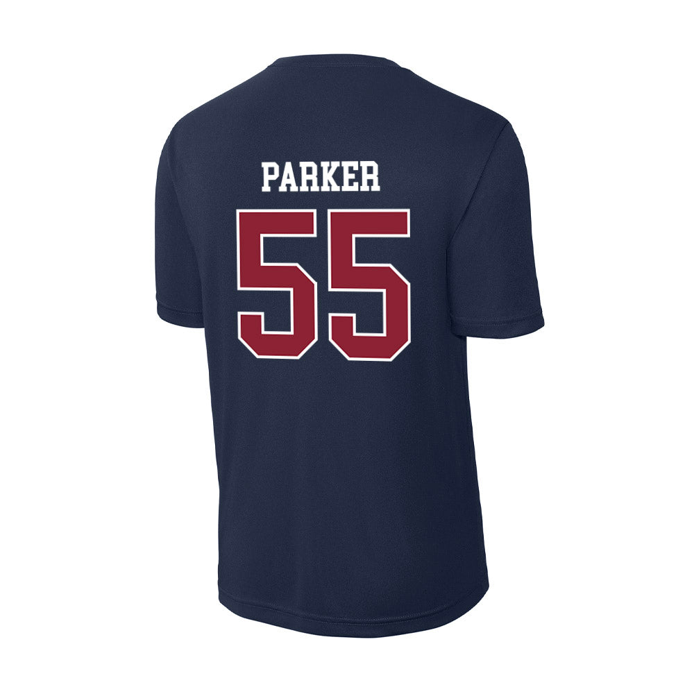 SCSU - NCAA Men's Basketball : Christopher Parker - Activewear T-Shirt-1