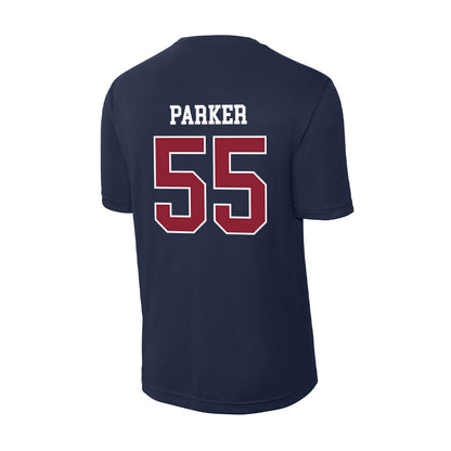SCSU - NCAA Men's Basketball : Christopher Parker - Activewear T-Shirt-1