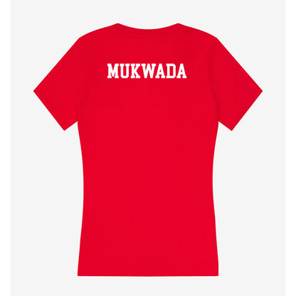 SIUE - NCAA Men's Track & Field : NORMAN MUKWADA - Women's V-Neck T-Shirt-1