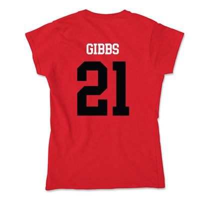 SIUE - NCAA Men's Soccer : Ryley Gibbs - Soft Style Women’s T-Shirt-1