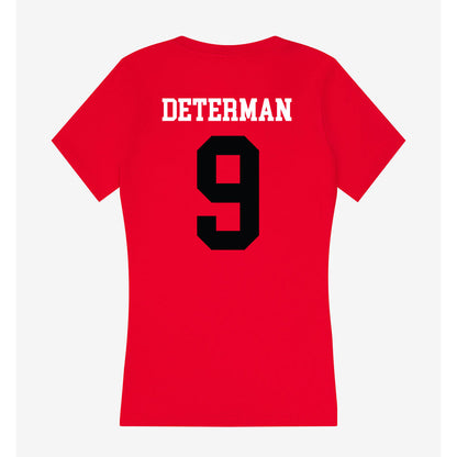 SIUE - NCAA Women's Volleyball : Maddie Determan - Women's V-Neck T-Shirt-1