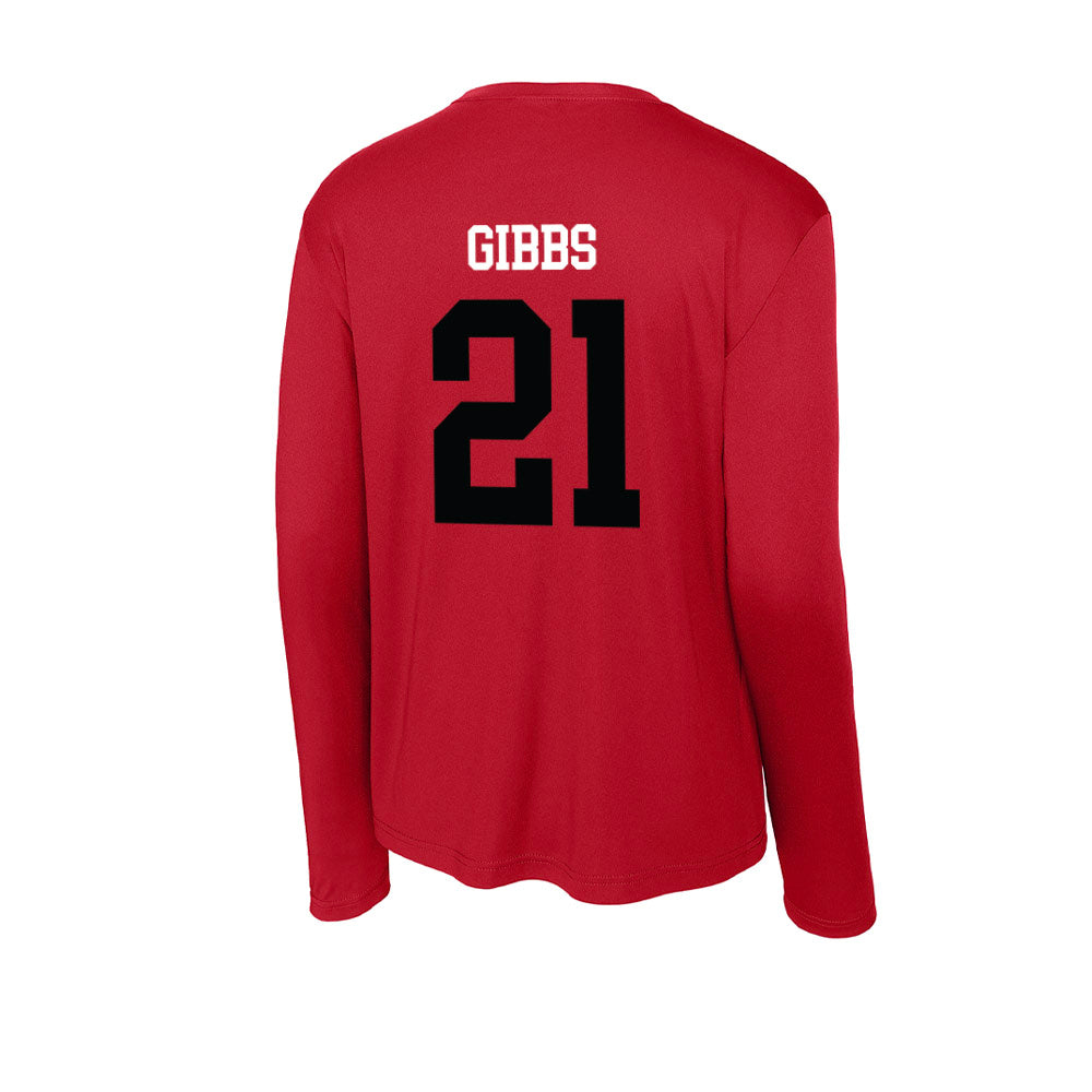 SIUE - NCAA Men's Soccer : Ryley Gibbs - Activewear Long Sleeve T-Shirt-1