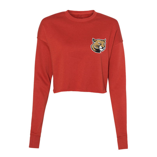 SIUE - NCAA Men's Track & Field : NORMAN MUKWADA - Women's Cropped Crew Fleece-0