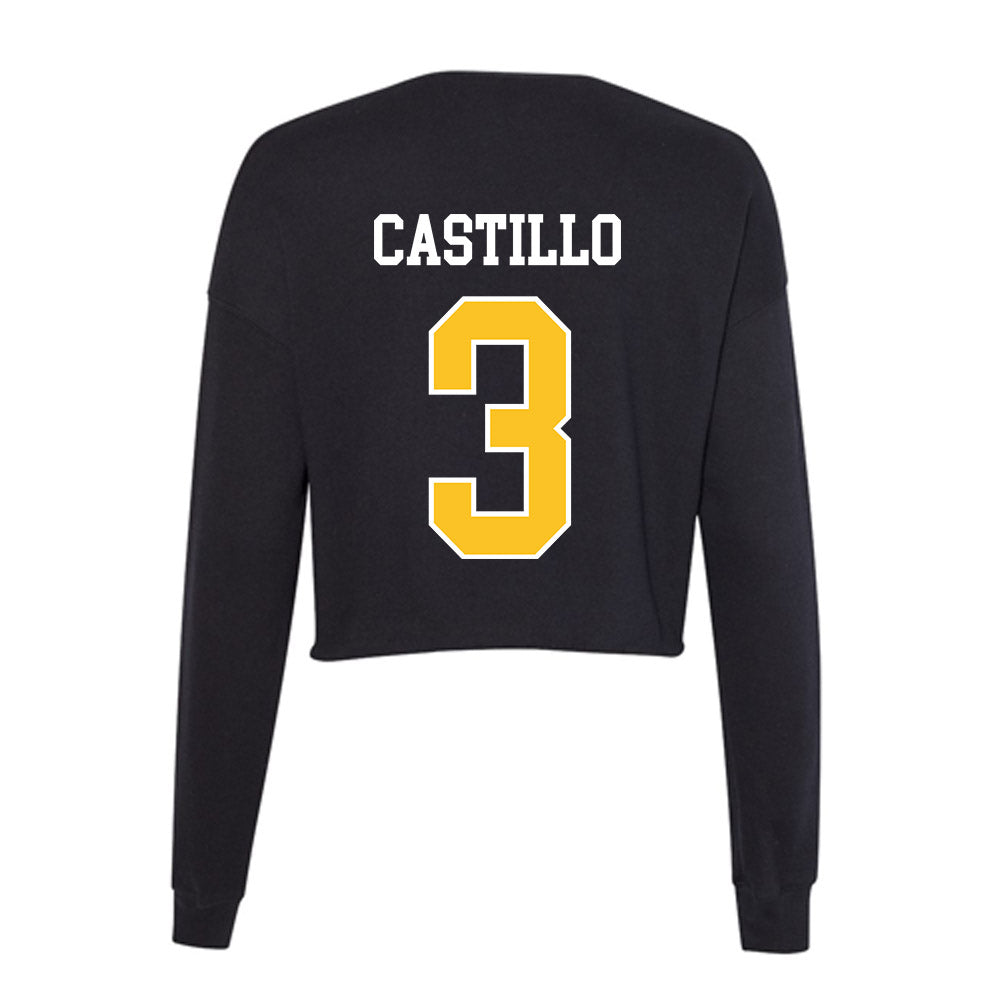 TAMUK - NCAA Softball : Audri Castillo - Women's Cropped Crew Fleece-1