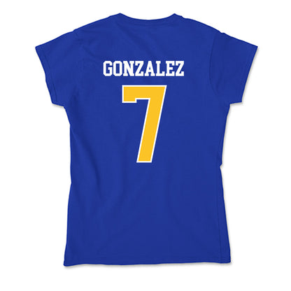 TAMUK - NCAA Football : Noah Gonzalez - Soft Style Women’s T-Shirt-1