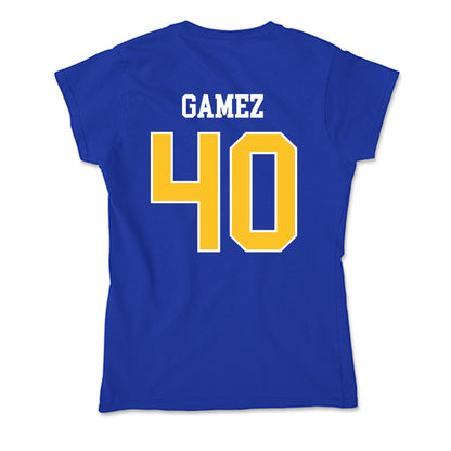 TAMUK - NCAA Baseball : Nathan Gamez - Soft Style Women’s T-Shirt-1