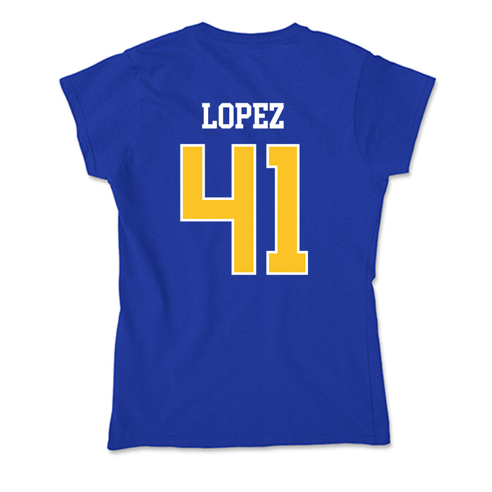 TAMUK - NCAA Football : Angel Lopez - Soft Style Women’s T-Shirt-1
