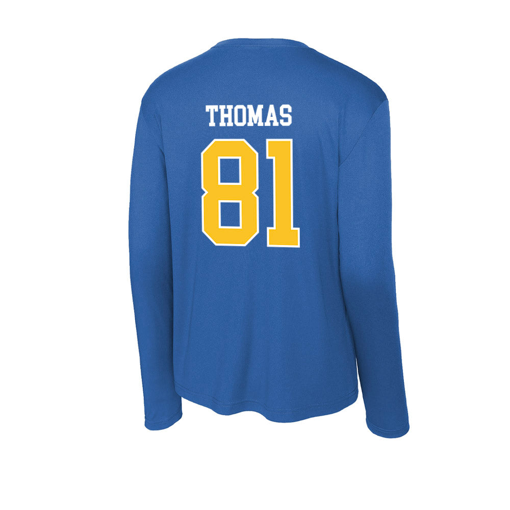 TAMUK - NCAA Football : Ivan Thomas - Activewear Long Sleeve T-Shirt-1