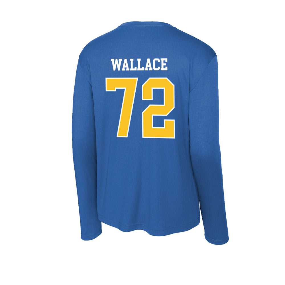 TAMUK - NCAA Football : Jaron Wallace - Activewear Long Sleeve T-Shirt-1