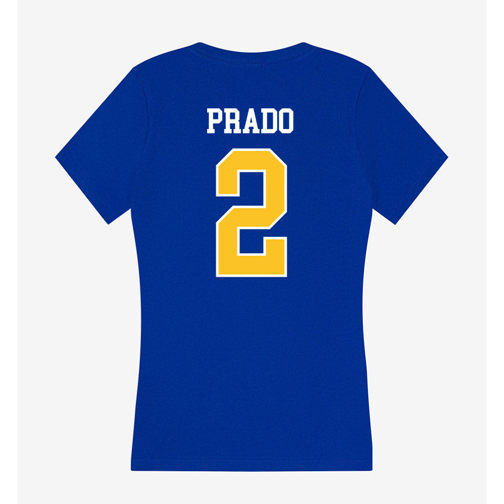 TAMUK - NCAA Baseball : Joshua Prado - Women's V-Neck T-Shirt-1