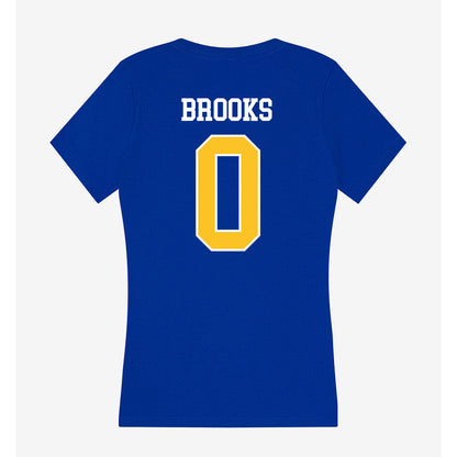 TAMUK - NCAA Football : Douglas Brooks - Women's V-Neck T-Shirt-1