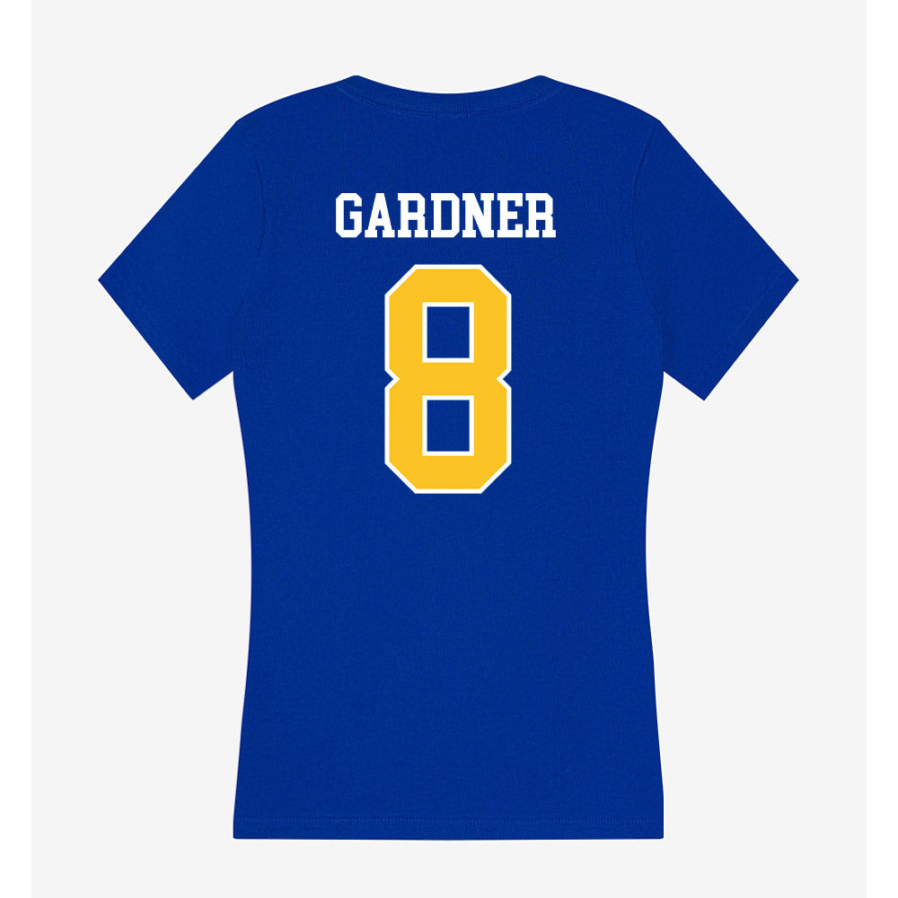 TAMUK - NCAA Beach Volleyball : Presley Gardner - Women's V-Neck T-Shirt-1
