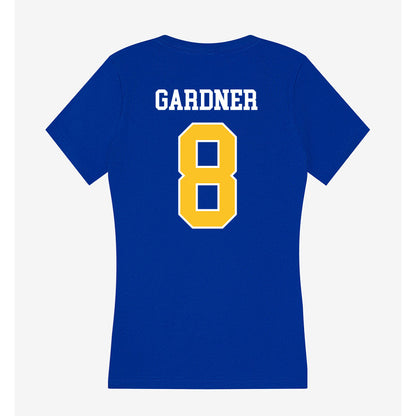 TAMUK - NCAA Beach Volleyball : Presley Gardner - Women's V-Neck T-Shirt-1