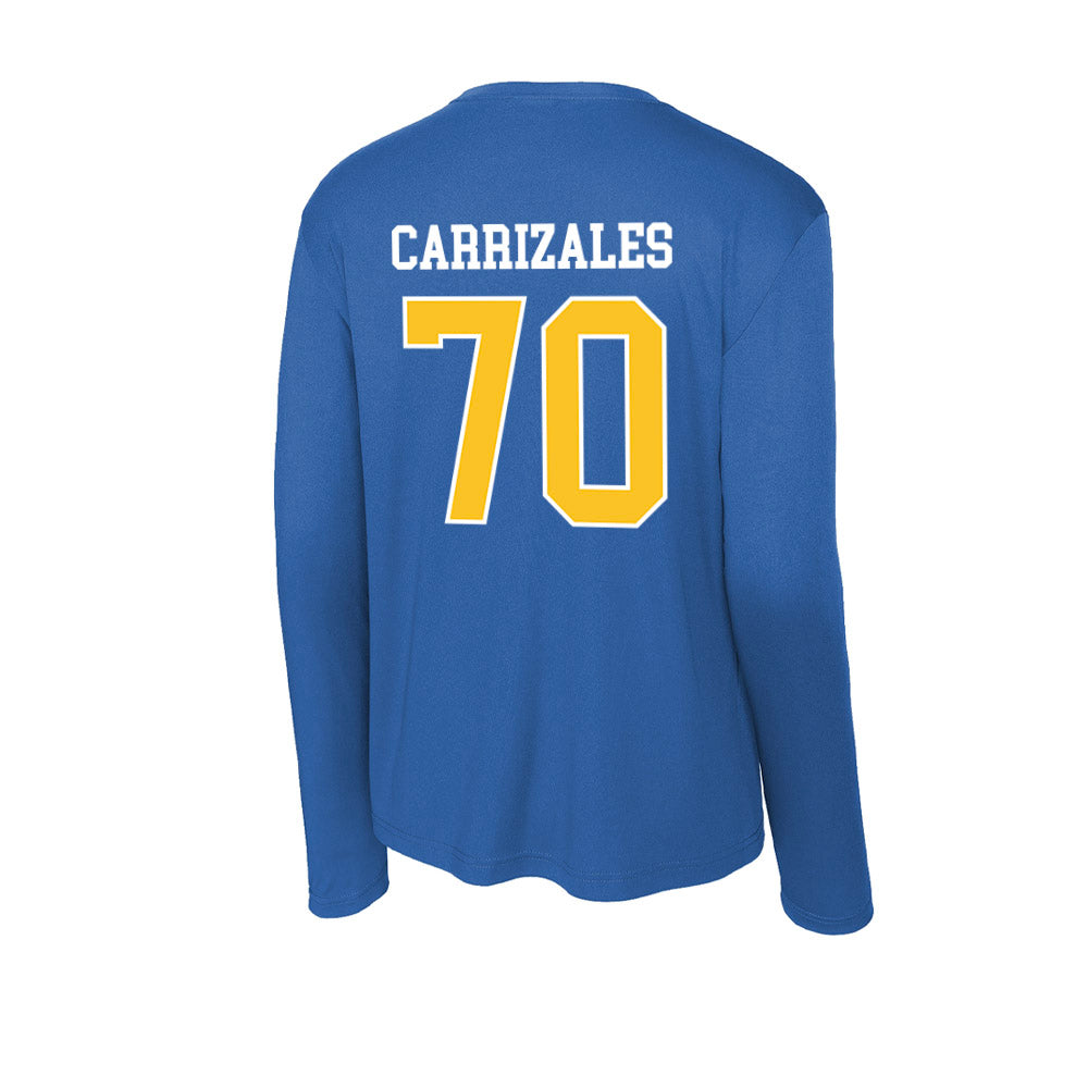 TAMUK - NCAA Football : Miguel Carrizales - Activewear Long Sleeve T-Shirt-1