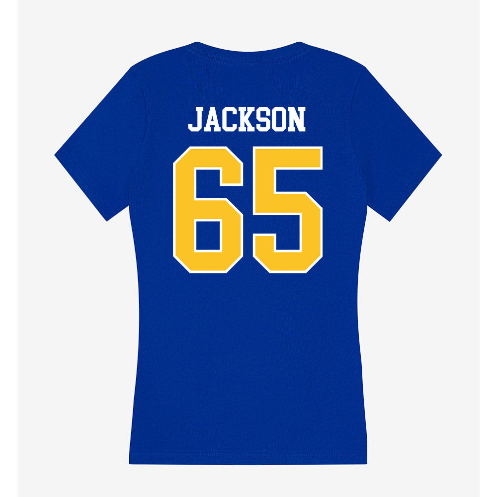 TAMUK - NCAA Football : Paul Jackson - Women's V-Neck T-Shirt-1