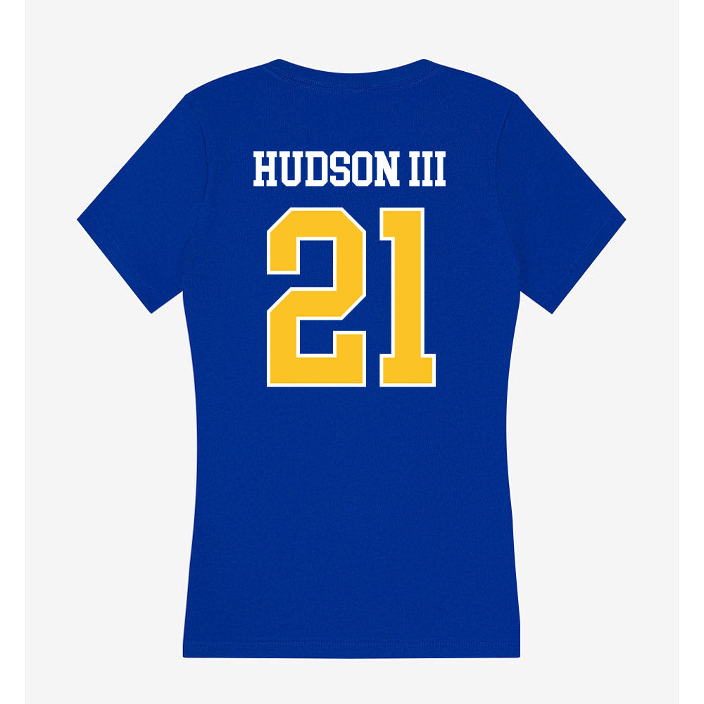TAMUK - NCAA Football : Raymond Hudson III - Women's V-Neck T-Shirt-1