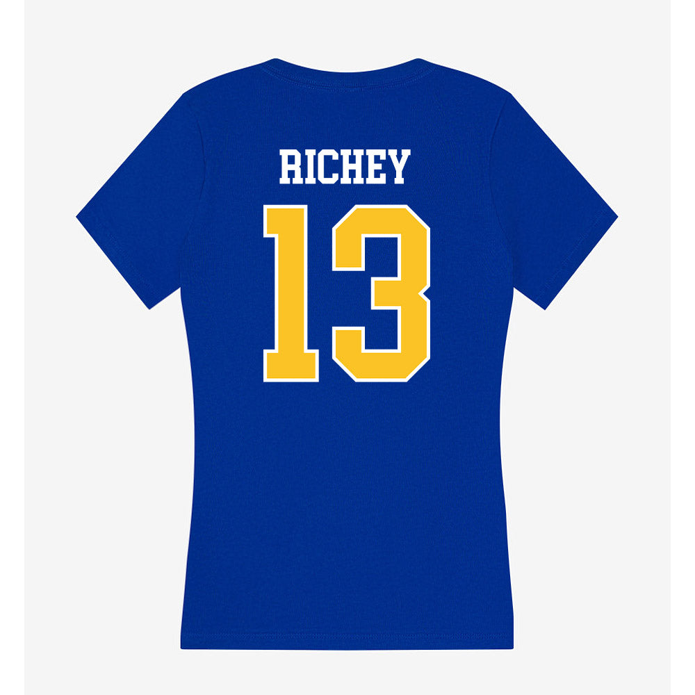 TAMUK - NCAA Women's Basketball : Landri Richey - Women's V-Neck T-Shirt-1