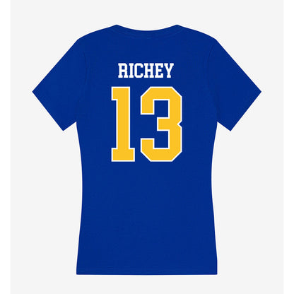 TAMUK - NCAA Women's Basketball : Landri Richey - Women's V-Neck T-Shirt-1