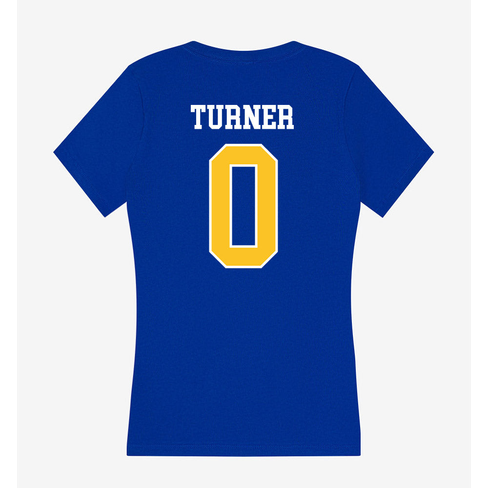 TAMUK - NCAA Men's Basketball : Jamir Turner - Women's V-Neck T-Shirt-1