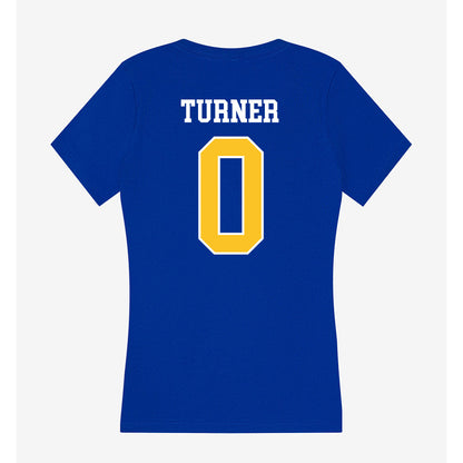 TAMUK - NCAA Men's Basketball : Jamir Turner - Women's V-Neck T-Shirt-1