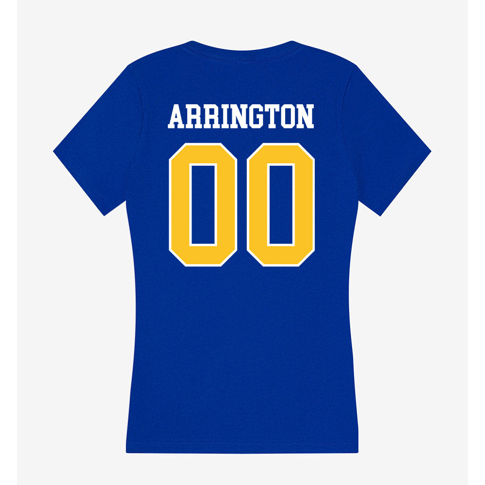 TAMUK - NCAA Football : Luke Arrington - Women's V-Neck T-Shirt-1