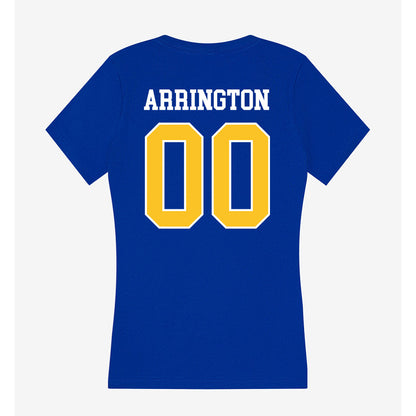 TAMUK - NCAA Football : Luke Arrington - Women's V-Neck T-Shirt-1