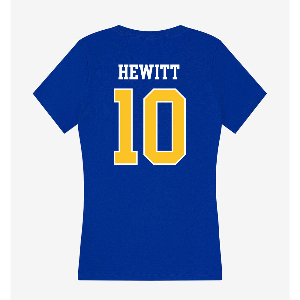 TAMUK - NCAA Baseball : Easton Hewitt - Women's V-Neck T-Shirt-1