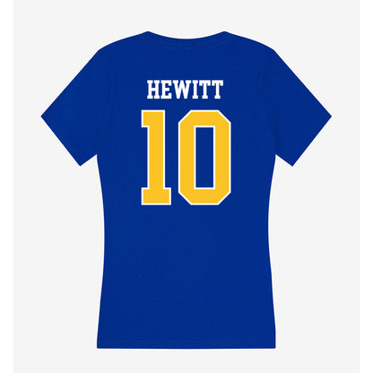 TAMUK - NCAA Baseball : Easton Hewitt - Women's V-Neck T-Shirt-1