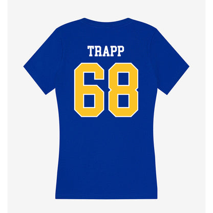 TAMUK - NCAA Football : Jayden Trapp - Women's V-Neck T-Shirt-1