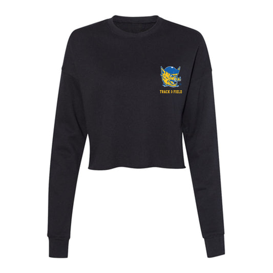 TAMUK - NCAA Women's Track & Field : Sophie Mossman - Women's Cropped Crew Fleece-0