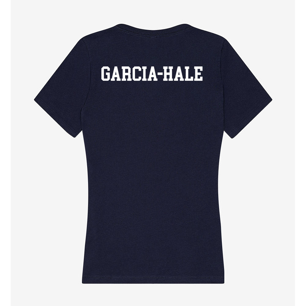 UCSC - NCAA Women's Swimming & Diving : Maya Garcia-Hale - Women's V-Neck T-Shirt-1