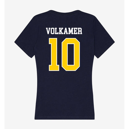 UCSC - NCAA Men's Soccer : Torin Volkamer - Women's V-Neck T-Shirt-1