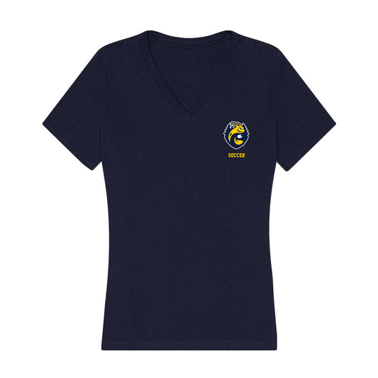 UCSC - NCAA Men's Soccer : Chad Lyon - Women's V-Neck T-Shirt-0