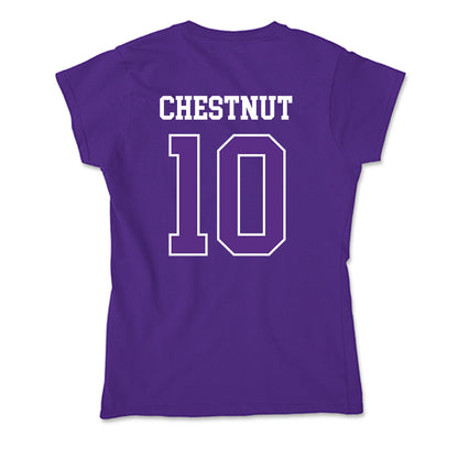 UW-Whitewater - NCAA Men's Basketball : Darius Chestnut - Soft Style Women’s T-Shirt-1