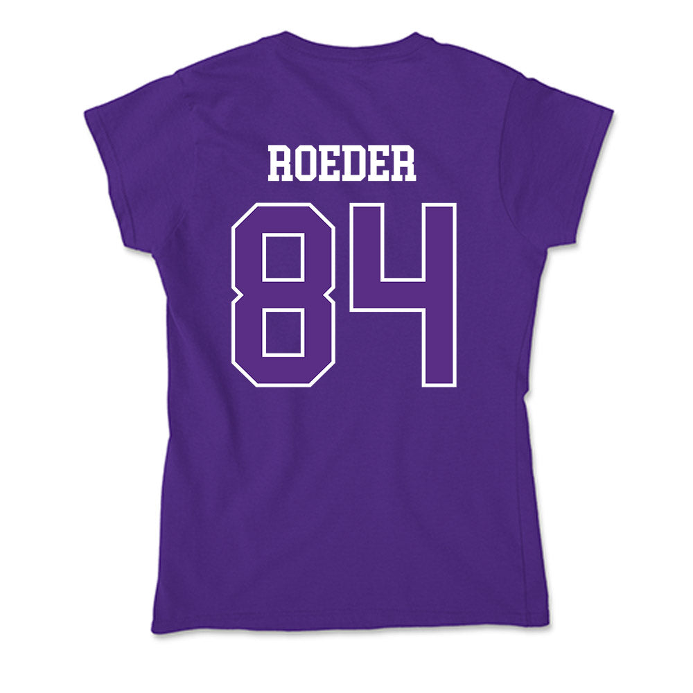 UW-Whitewater - NCAA Football : Luke Roeder - Soft Style Women’s T-Shirt-1