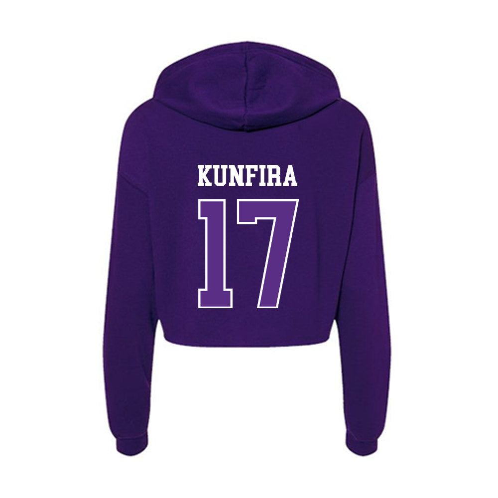 UW-Whitewater - NCAA Men's Soccer : Franklin Kunfira - Women's Crop Fleece Hoodie-1