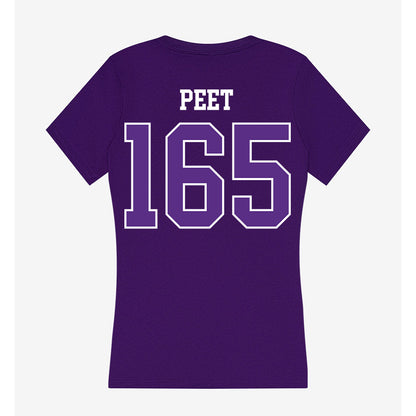 UW-Whitewater - NCAA Wrestling : Brayden Peet - Women's V-Neck T-Shirt-1