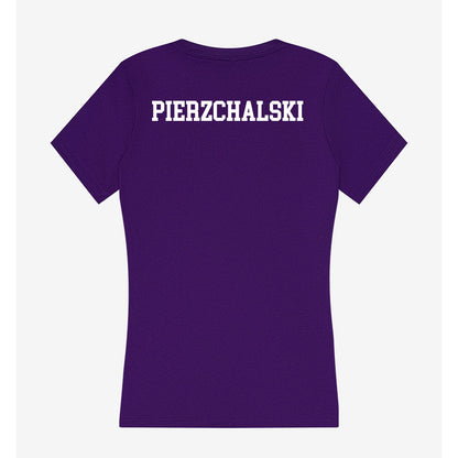 UW-Whitewater - NCAA Women's Swimming & Diving : Carly Pierzchalski - Women's V-Neck T-Shirt-1