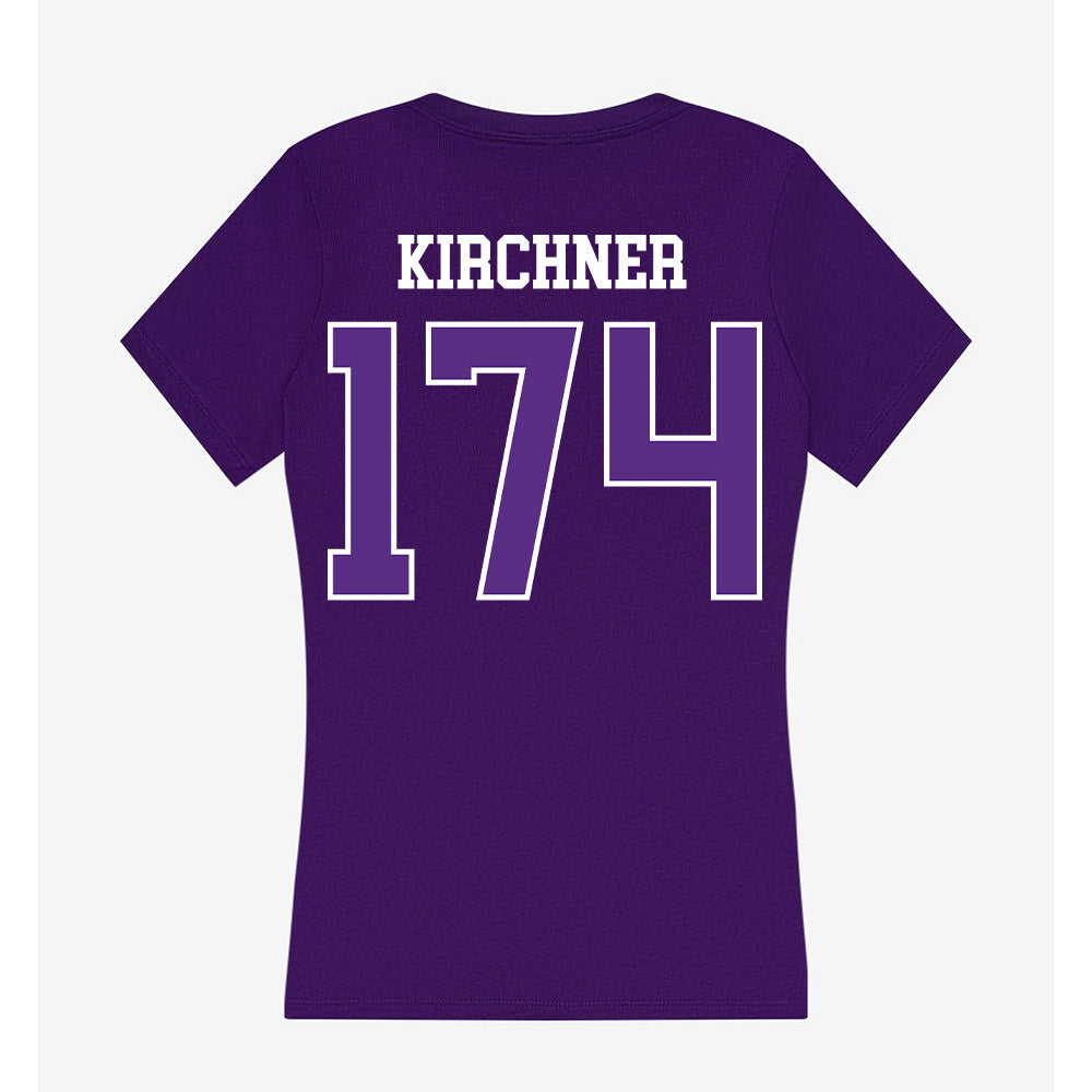 UW-Whitewater - NCAA Wrestling : Caden Kirchner - Women's V-Neck T-Shirt-1