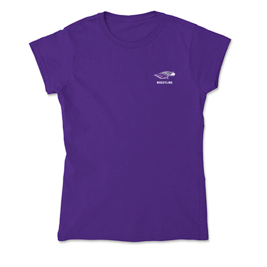 UW-Whitewater - NCAA Wrestling : Brayden Peet - Soft Style Women’s T-Shirt-0