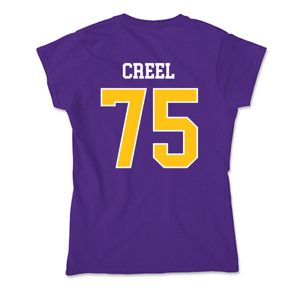 East Carolina - NCAA Football : Hayes Creel - Soft Style Women’s T-Shirt-1