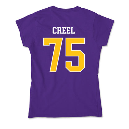 East Carolina - NCAA Football : Hayes Creel - Soft Style Women’s T-Shirt-1