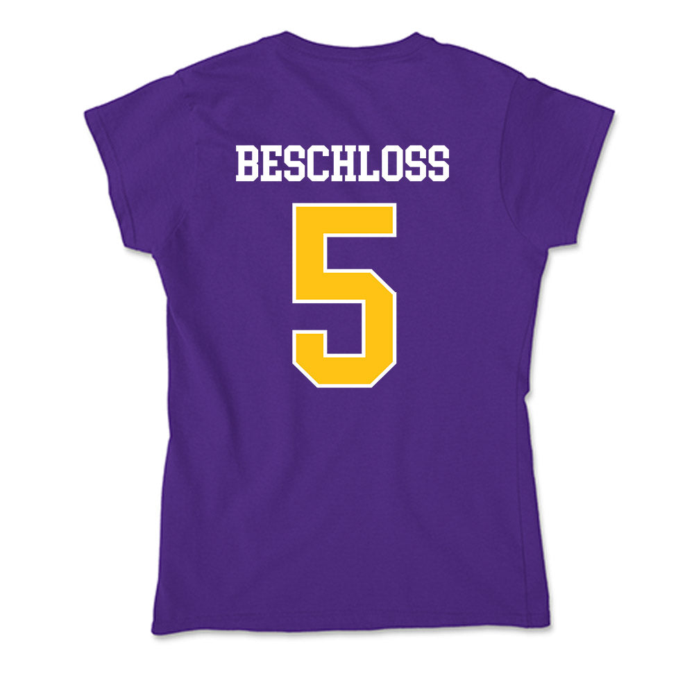 East Carolina - NCAA Baseball : Gabe Beschloss - Soft Style Women’s T-Shirt-1