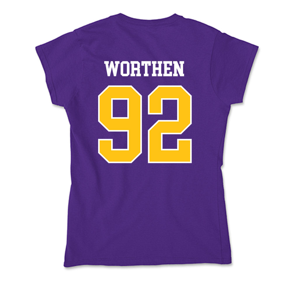 East Carolina - NCAA Football : Dylon Worthen - Soft Style Women’s T-Shirt-1