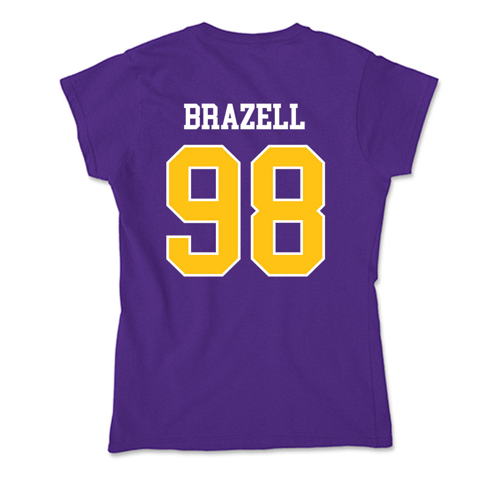 East Carolina - NCAA Football : Torin Brazell - Soft Style Women’s T-Shirt-1