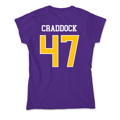 East Carolina - NCAA Baseball : Luke Craddock - Soft Style Women’s T-Shirt-1